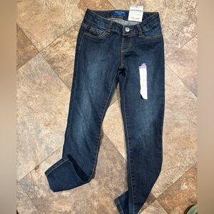 Arizona Jean Company girls Dark Indigo Jeggings size 7 reg—nwt